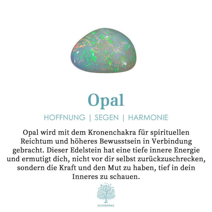 Blaue Opal Seestern Ohrringe - Marina