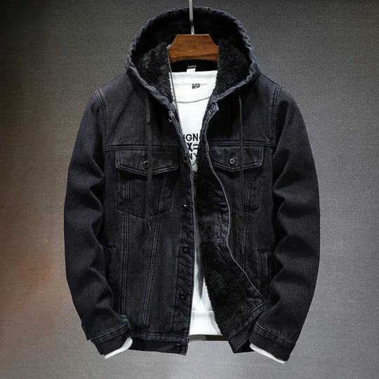 Alvise - Denim Jacke mit Kapuze