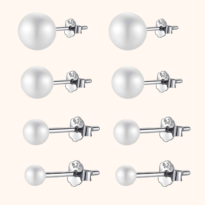 Stilvolle Perlen-Ohrstecker – Celina