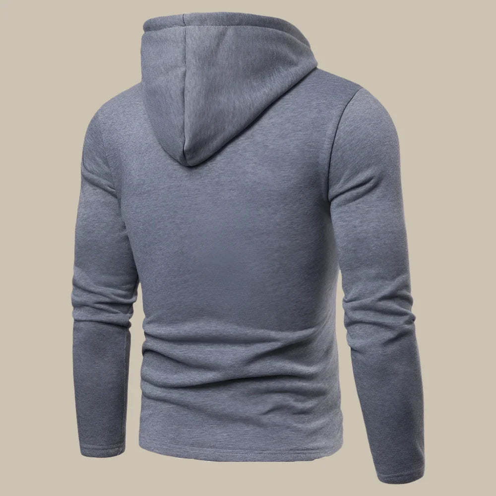 Noor - Hoodie lässig Pullover mit Kapuze Männer