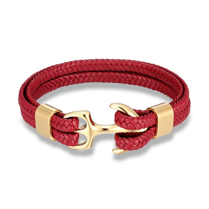 Marine Anker-Lederarmband