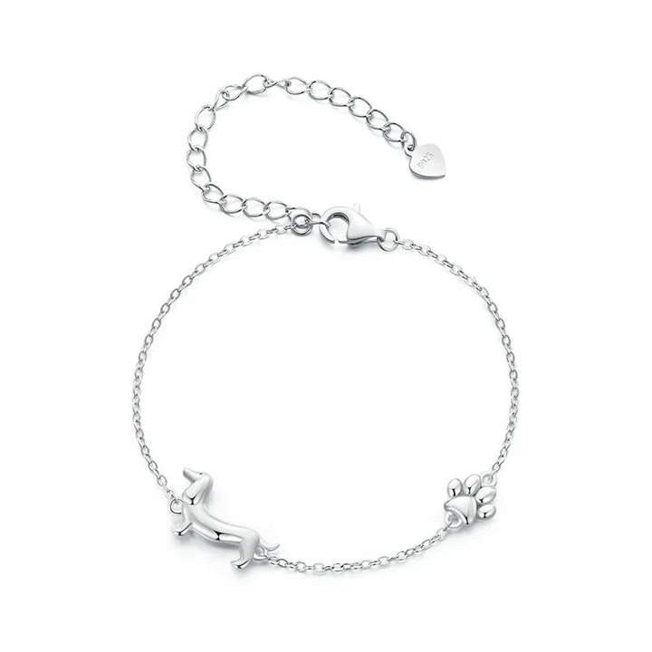 Niedliches Dackel-Hunde-Charm-Armband