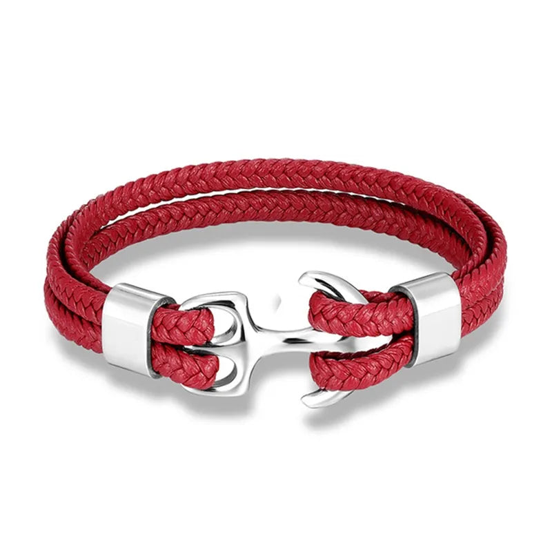 Marine Anker-Lederarmband